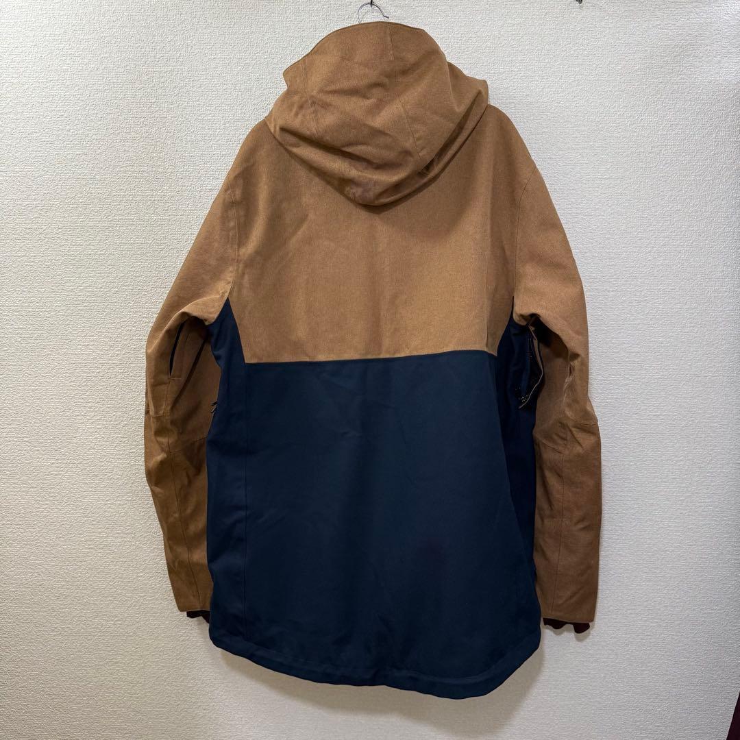 スノーボードウェア 《上下セット》【RIDE】 ブラウン/ネイビー 男女兼用