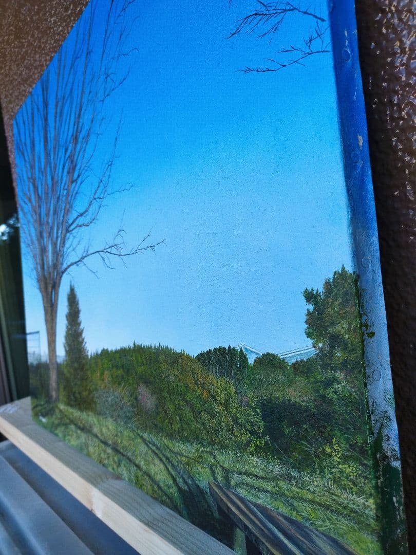 油絵 原画 写実 風景画 - メルカリ