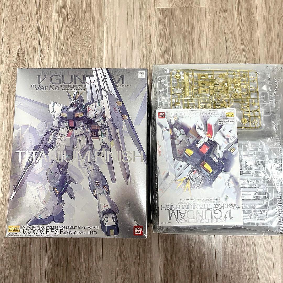 【新品未組立】MG RX-93 νガンダム✨Ver.Ka チタニウムフィニッシュ MG 1/100 RX-93 νガンダム 〔Ver.Ka〕 チタニウムフィニッシュ