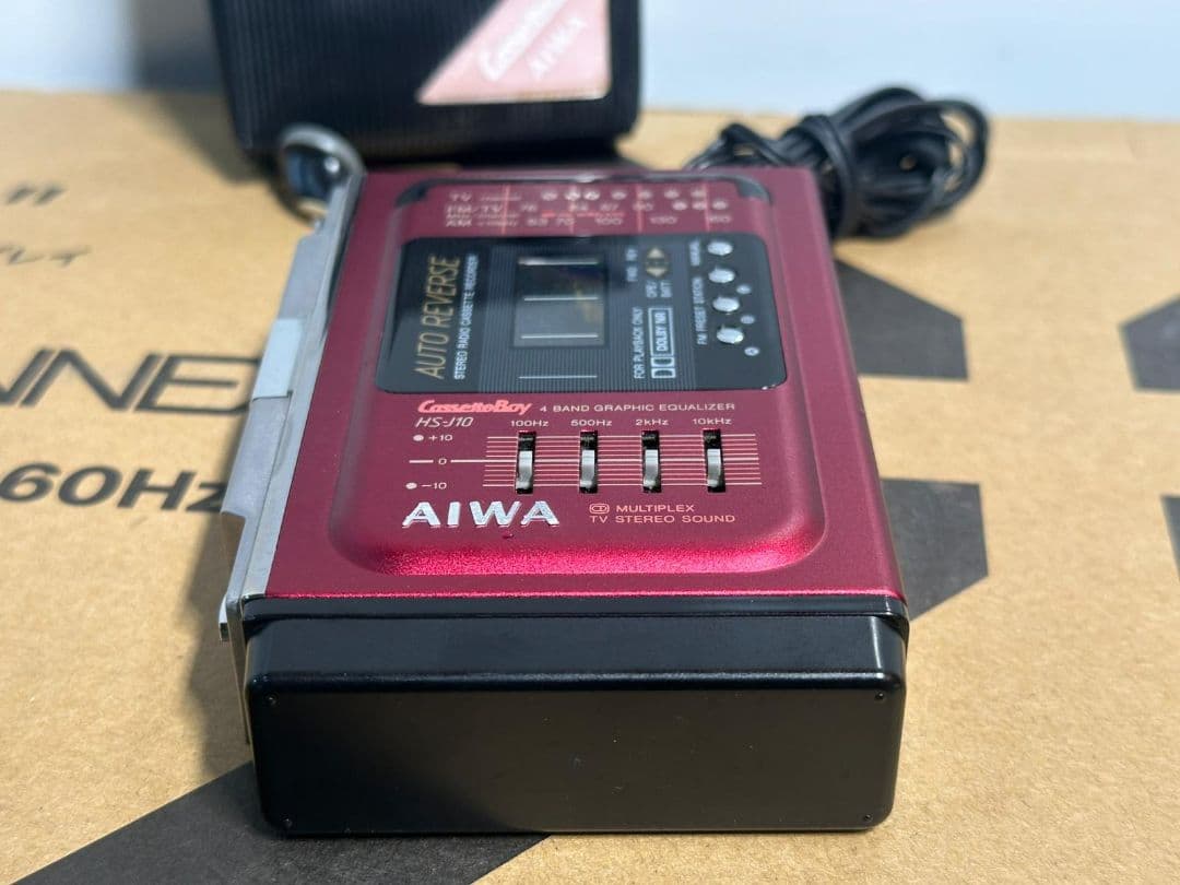 AIWA HS-J10 ステリ―オラジオカセットレコ―ダ―