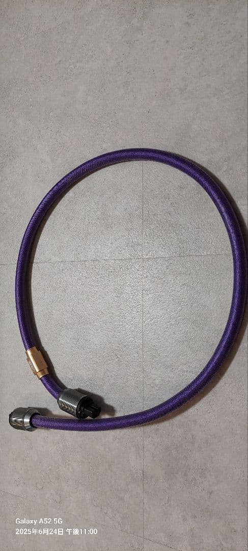 XLO ELECTRIC 高品質シールドケーブル パープル 約1、5メートル