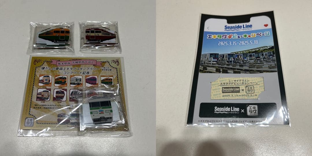 栃木県南・茨城県西を巡る！懐かしの車両エキタグ スタンプラリー