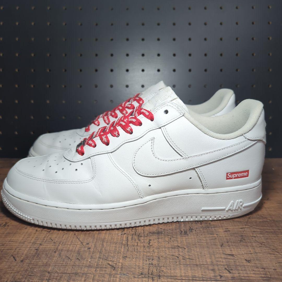 26cm中古】Supreme ✕ ナイキ エアフォース1 ロー ホワイト