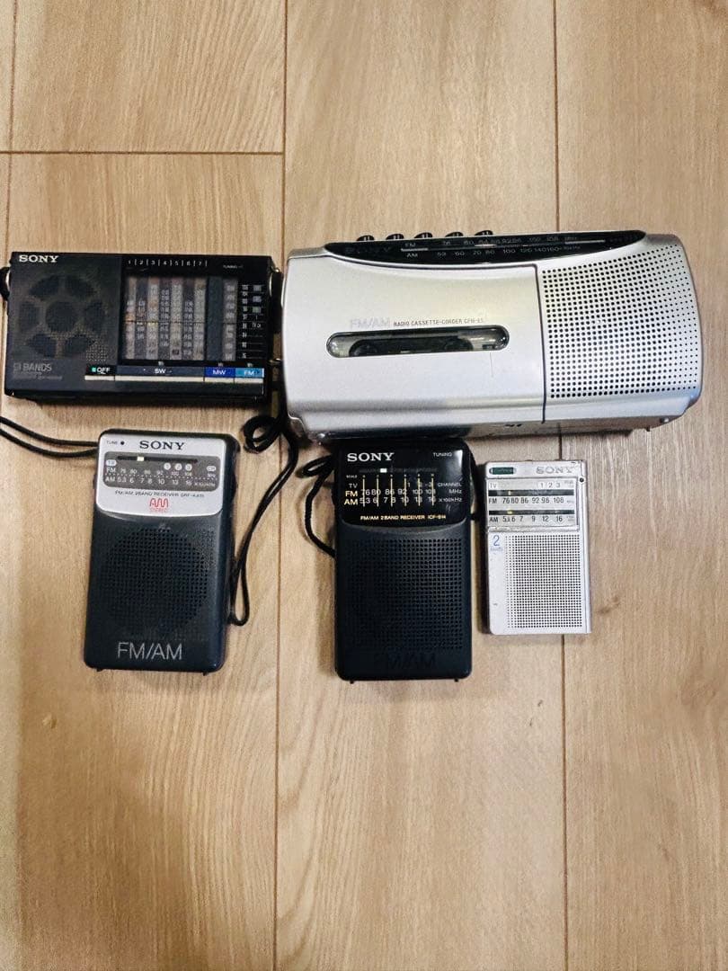 Sony,Panasonic,Victorなどのカセットプレイヤー22個