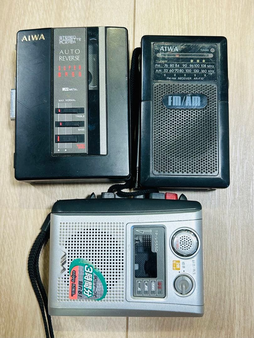 Sony,Panasonic,Victorなどのカセットプレイヤー22個