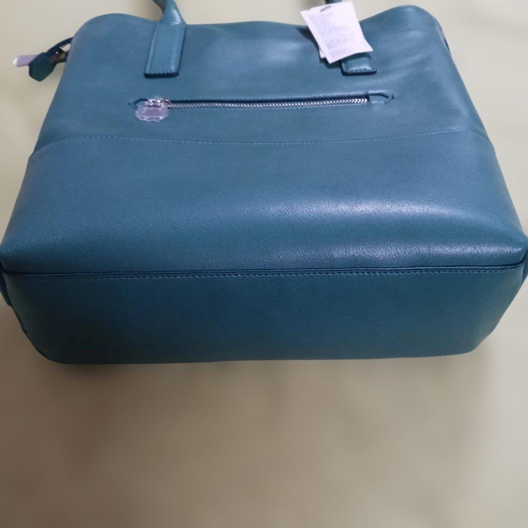 aniary ターコイズ レザー トートバッグ レザー aniary ターコイズ