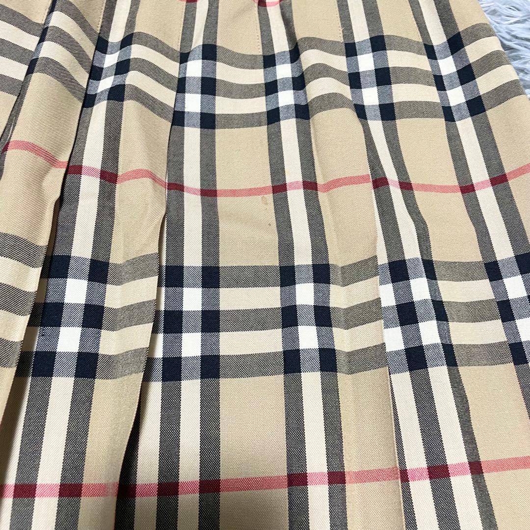 バーバリー プリーツスカート ノバチェック M - メルカリ