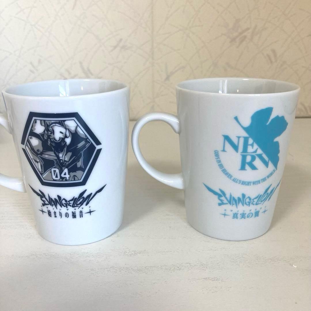 エヴァンゲリオン 非売品 マグカップ レイ アスカ マリ カヲル レア