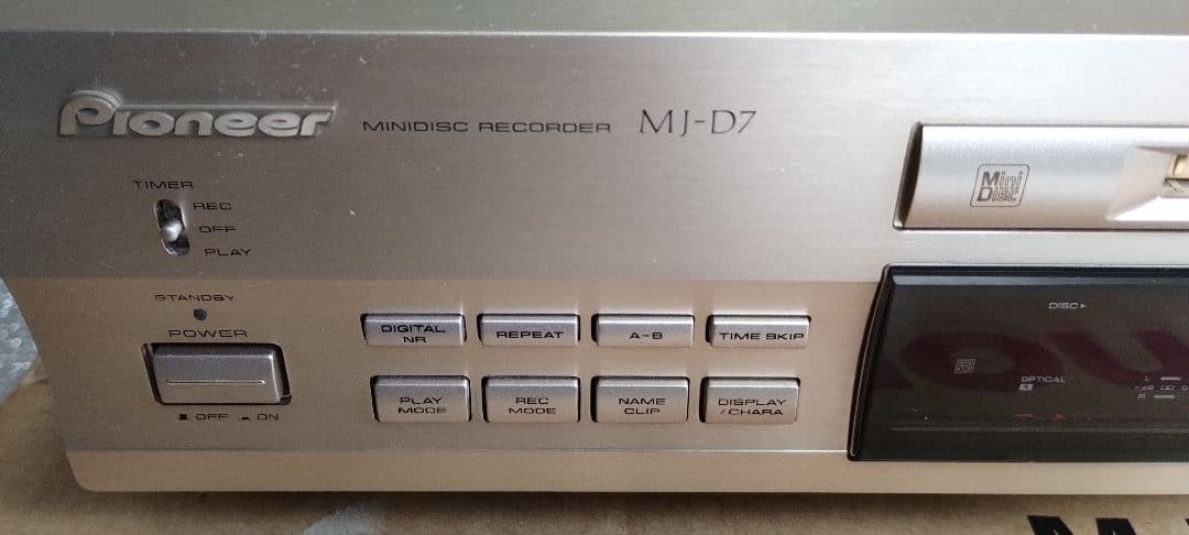 【ジャンク】パイオニア MJ-D7 MDレコーダー 箱付き 日本製