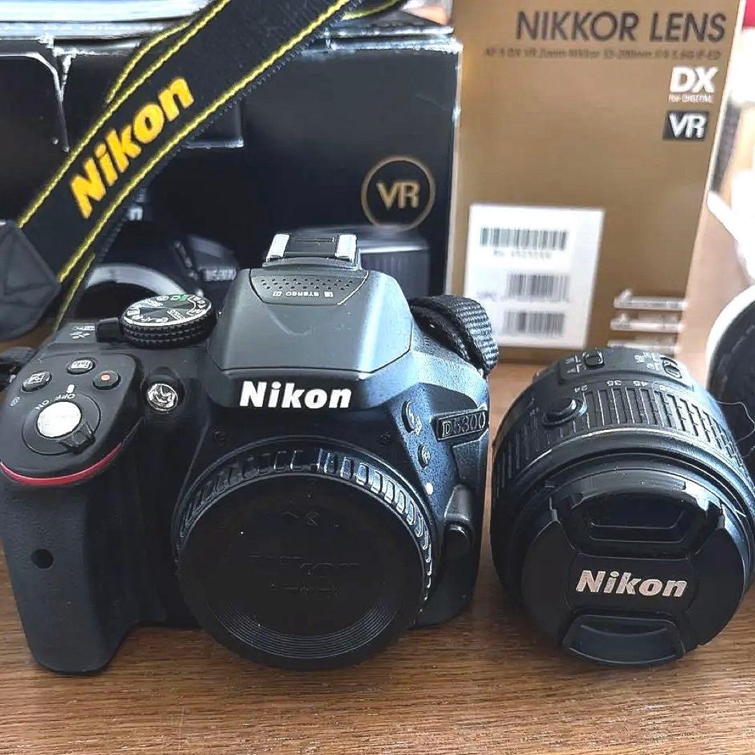 ニコンD5300 一眼レフカメラ＋望遠レンズ