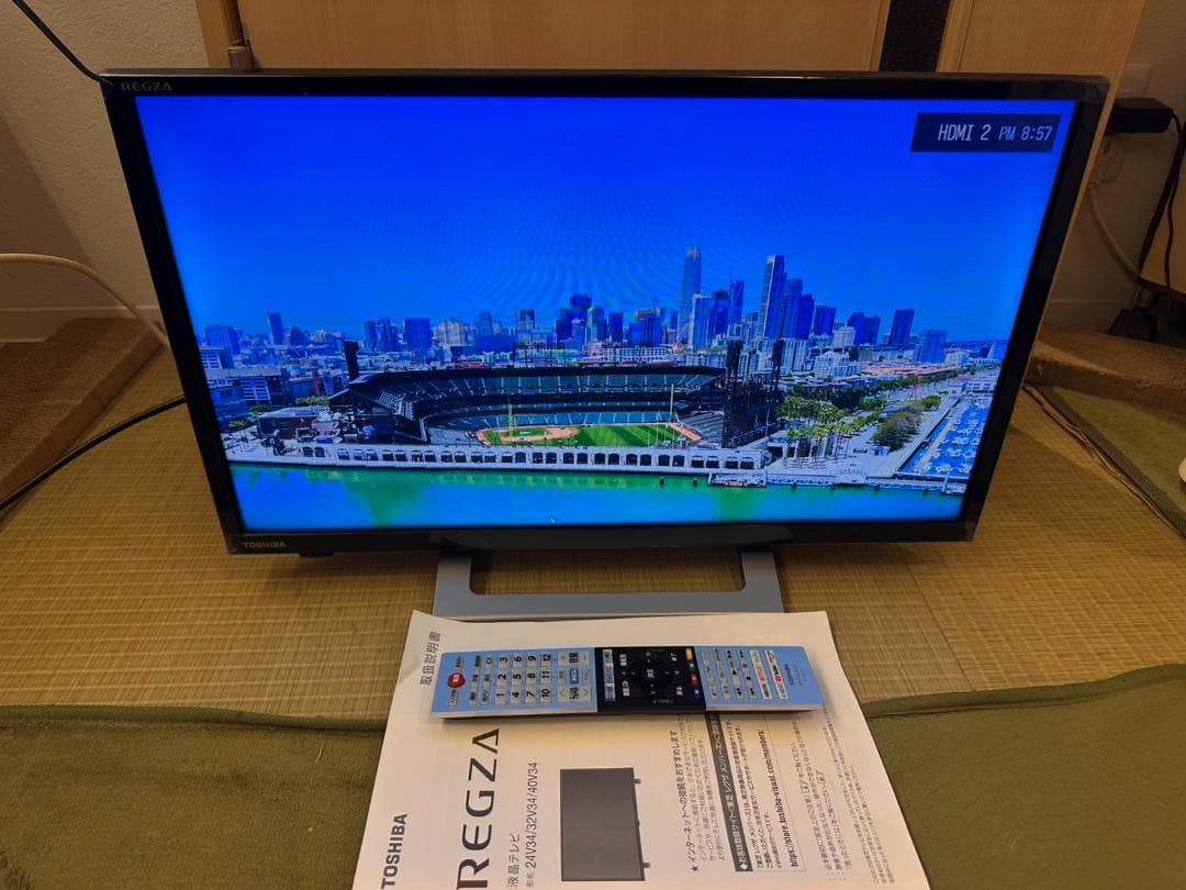TOSHIBA 東芝 スマートテレビ　24V34　2023年製　24型　超極美品