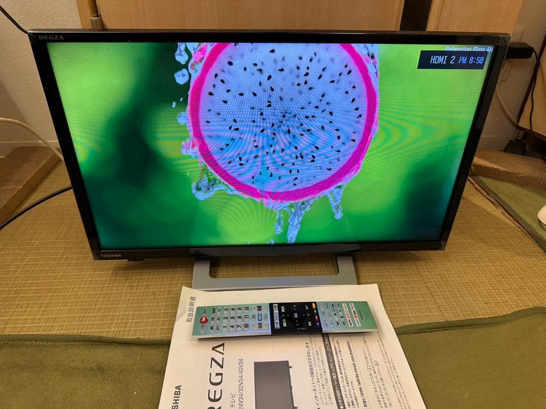 TOSHIBA 東芝 スマートテレビ　24V34　2023年製　24型　超極美品