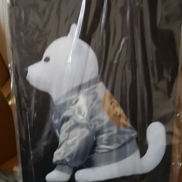 当選品 ソフトバンク プラチナカラーボスジャン お父さん犬ぬいぐるみ