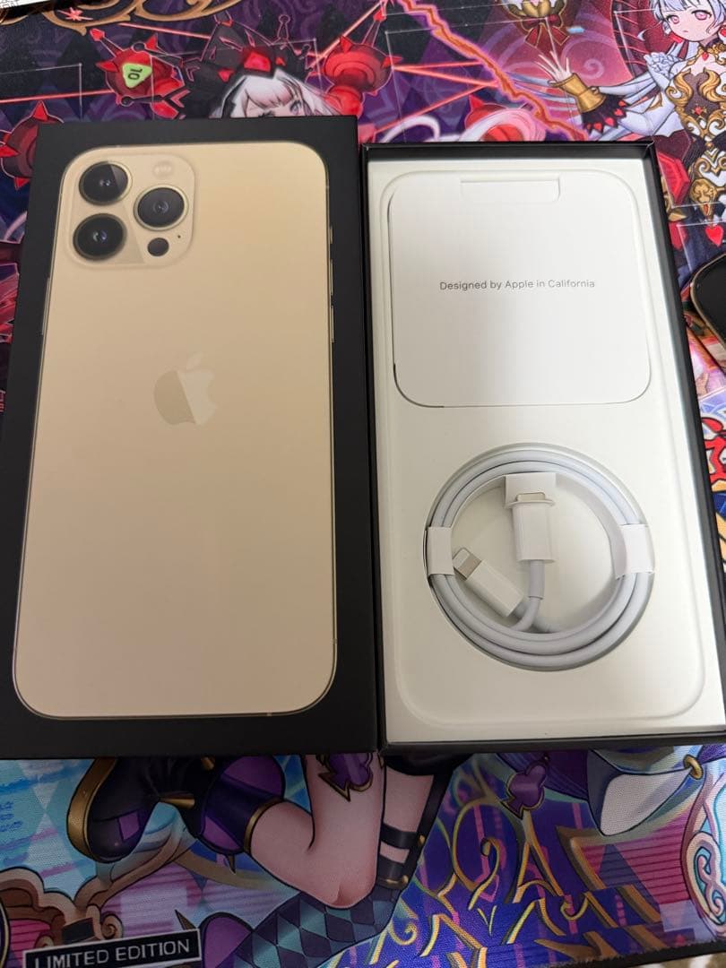 iPhone 13 Pro Max ゴールド 82%バッテリー
