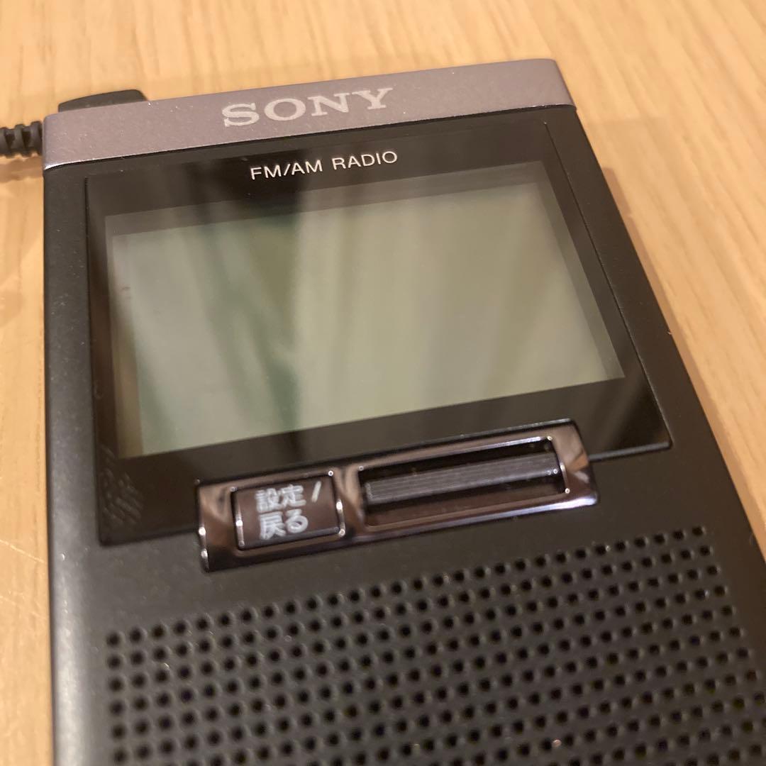 SONY 携帯ラジオ AM/FM ワイドFM対応 SRF-T355 片耳イヤホン