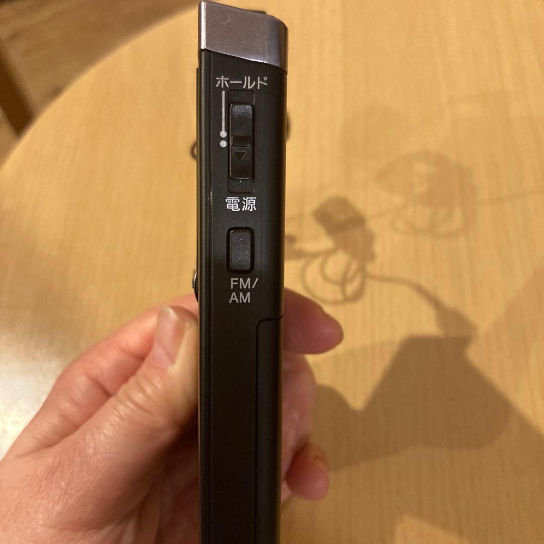 SONY 携帯ラジオ AM/FM ワイドFM対応 SRF-T355 片耳イヤホン