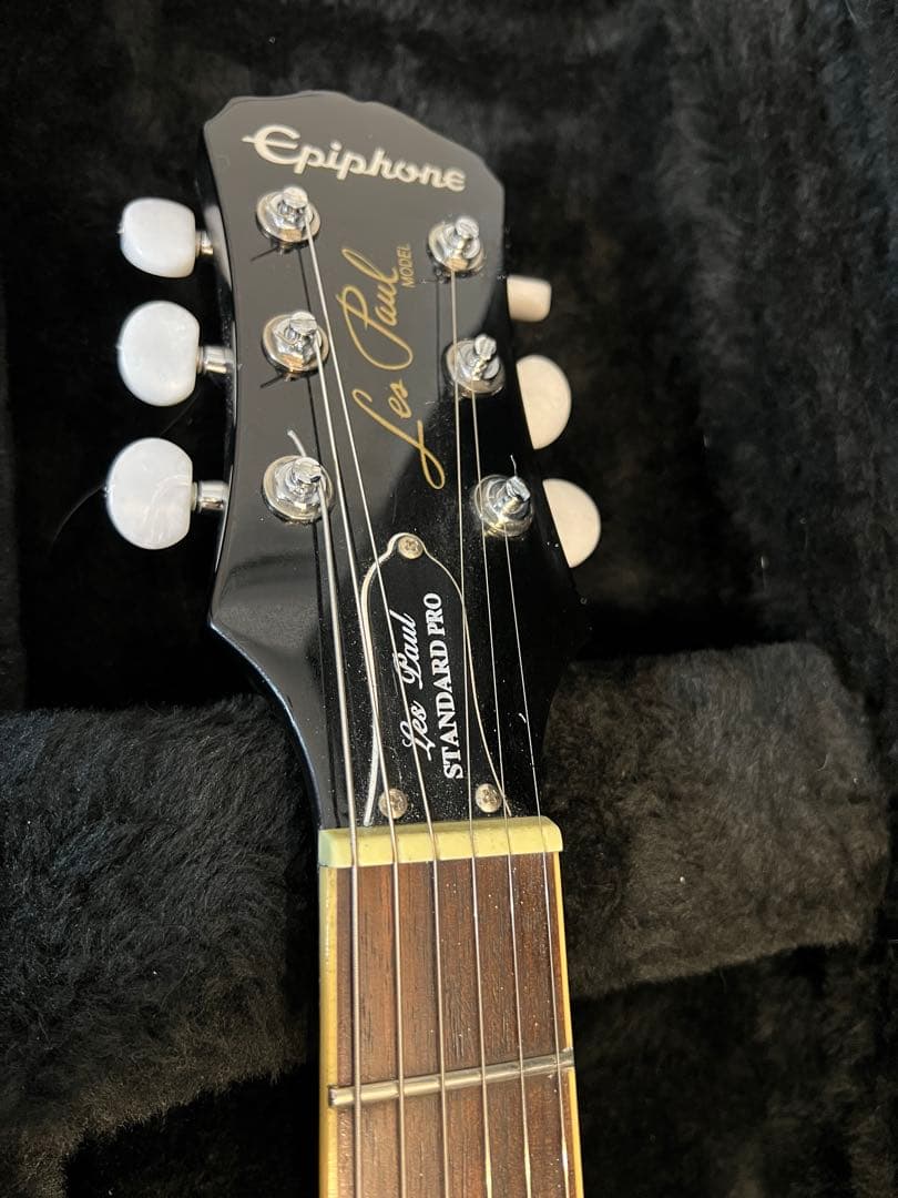 EpiphoneレスポールLes Paul Standard Proロックペグ - メルカリ