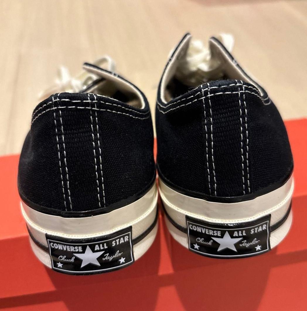 【未使用】ブラック CT70 ローカット ox 27.5cm