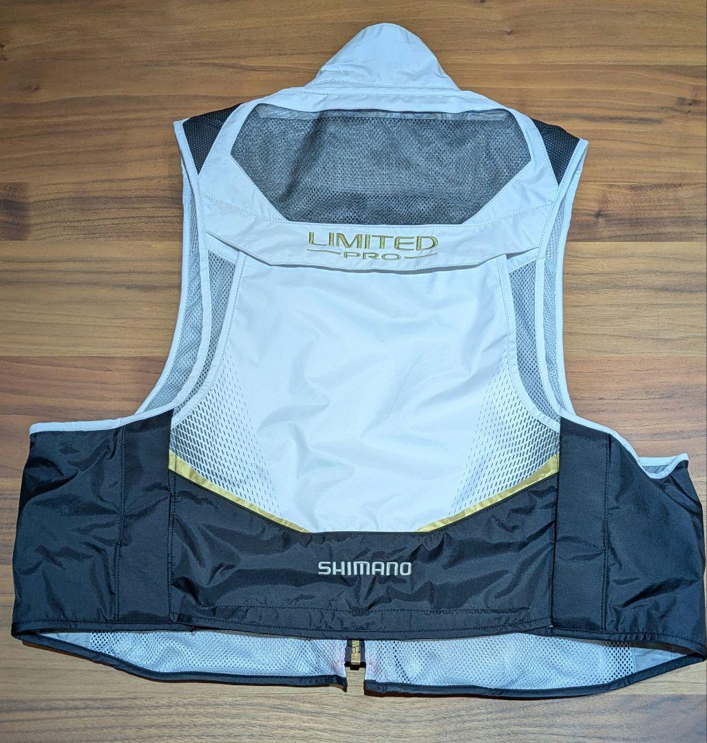 シマノ鮎ベストVE-569Y 2XL - メルカリ