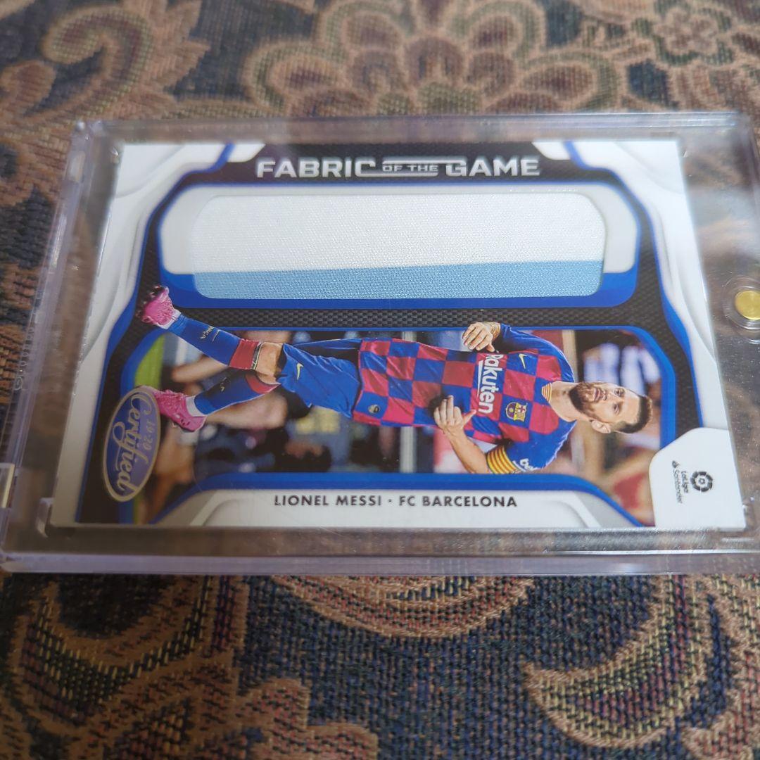 メッシ 本人試合実使用 ユニフォームカード topps ロナウド メッシ