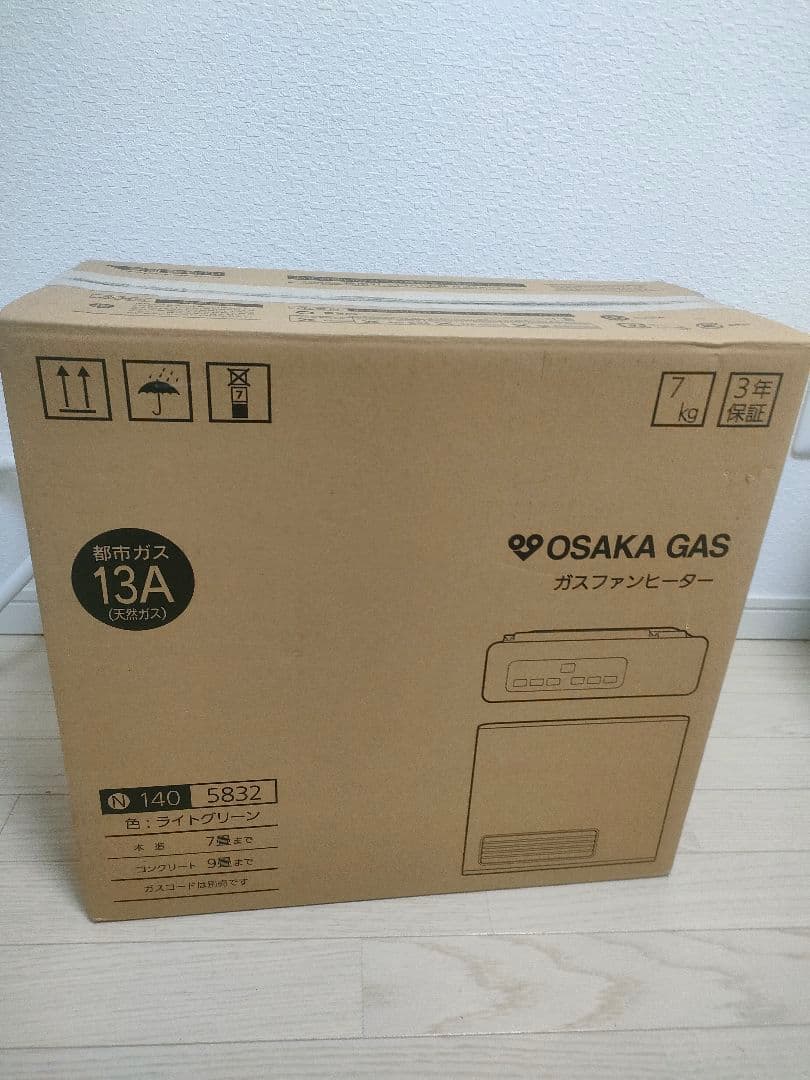 ノーリツ　ガスファンヒーター　GFH-2403S 都市ガス用　2016年製