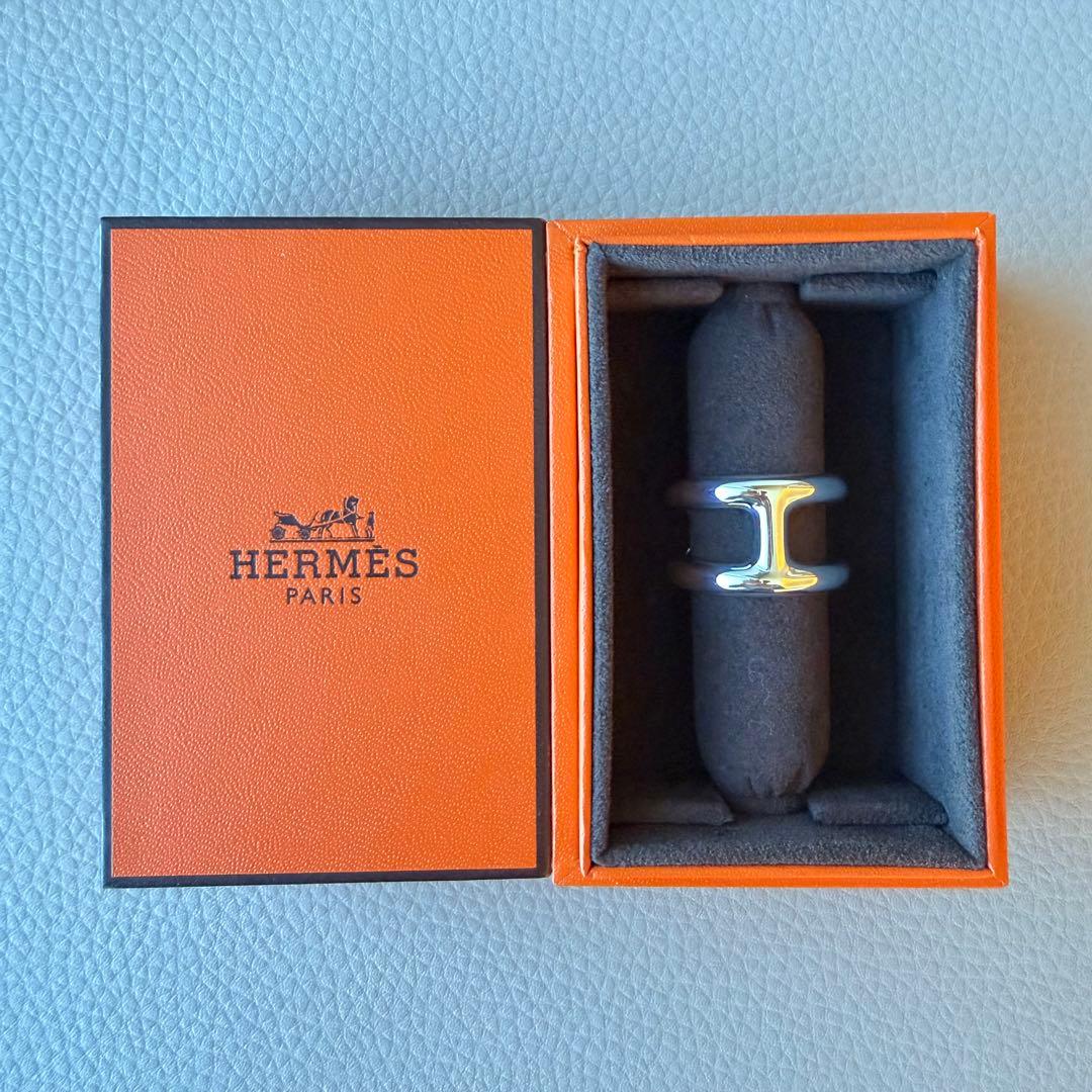 新品・直営店購入 エルメス オスモズ GM61 リング 61サイズ 21号