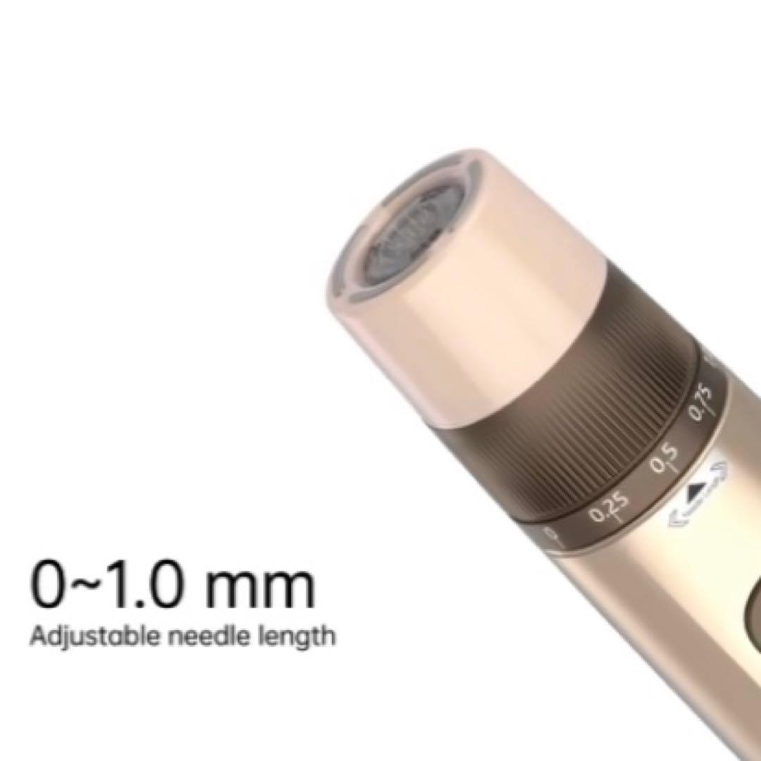 ao 最新EMS付きマイクロニードルペンとチップ30個付き