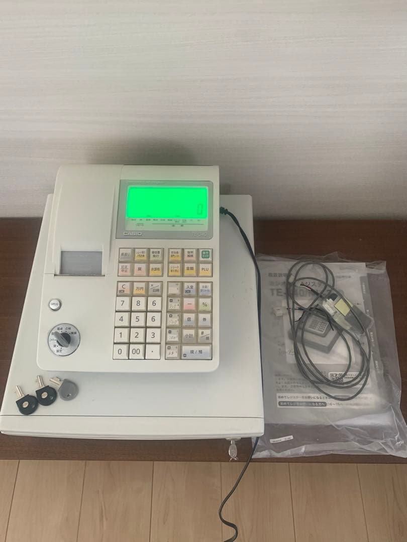 CASIO レジスター TE-340 NL300 Amazon.co.jp: カシオ レジスター 10部門 ドロア分離型 TE-340WE
