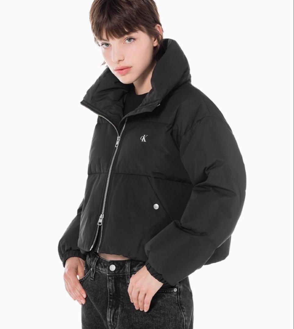 新品】Calvin Klein ボリュームネッククロップダウン ジョングク着用