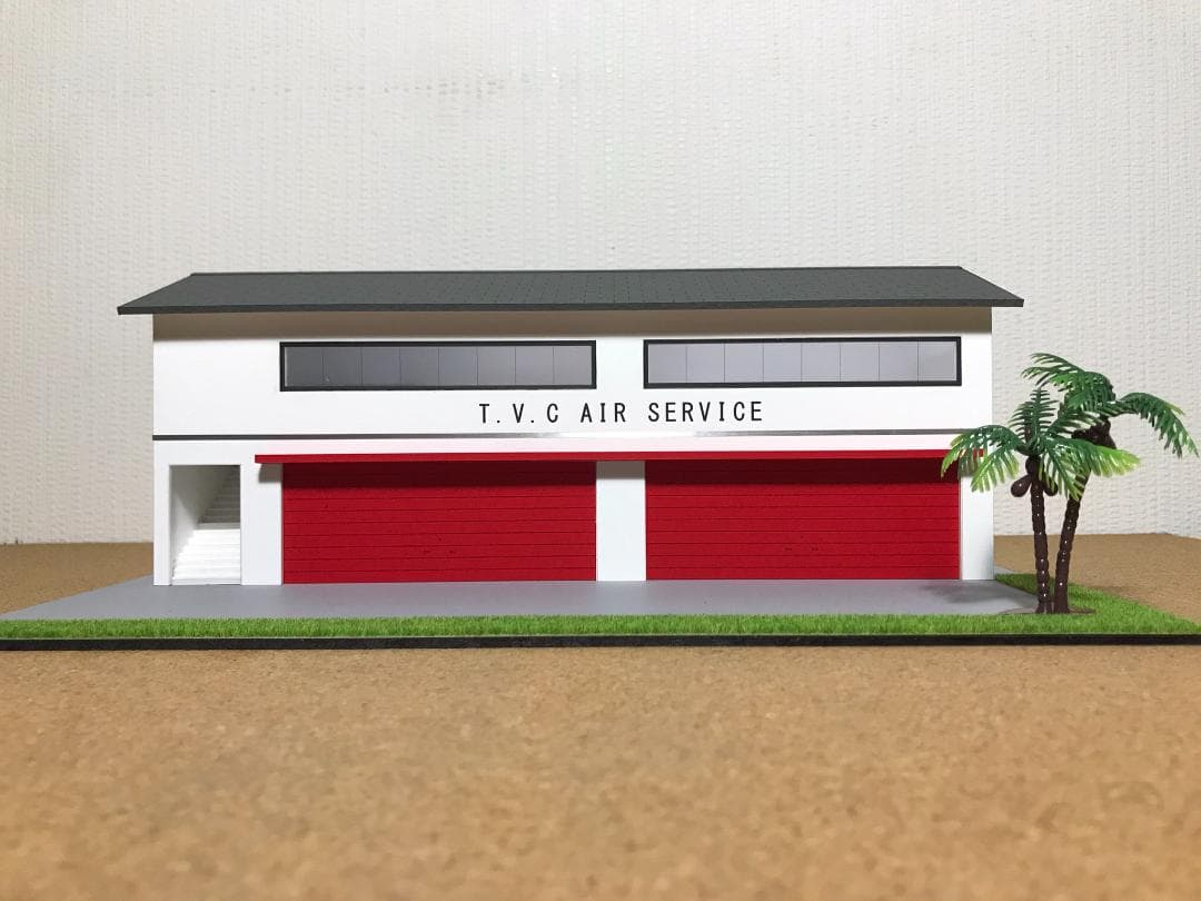 ミニカー専用ジオラマ：1/64 世田谷ベースタイプガレージ