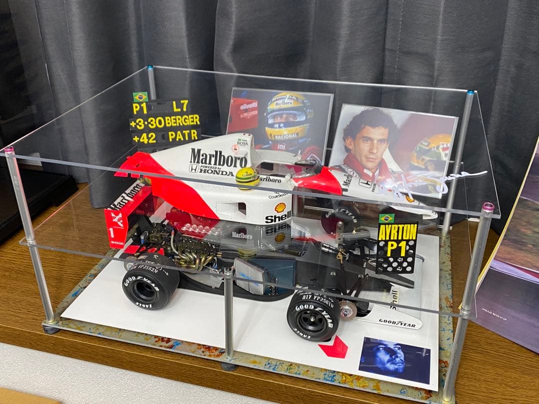タミヤ マクラーレンホンダ MP4/6 1/12 一点物 タミヤ 1/12「マクラーレンMP4/6ホンダ」プラモデル制作記＆完成写真