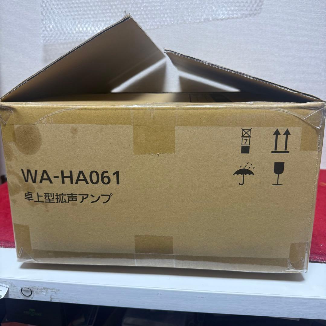WA-HA061 卓上型拡声アンプ Panasonic 校内放送 館内放送動作品