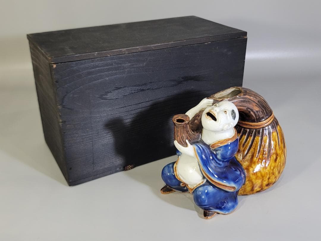 平戸焼 色絵 布袋 徳利 水注 古平戸 楽天市場】骨董○平戸焼寿老人水注○ | 江戸時代-19世紀頃 | 磁器 | 酒