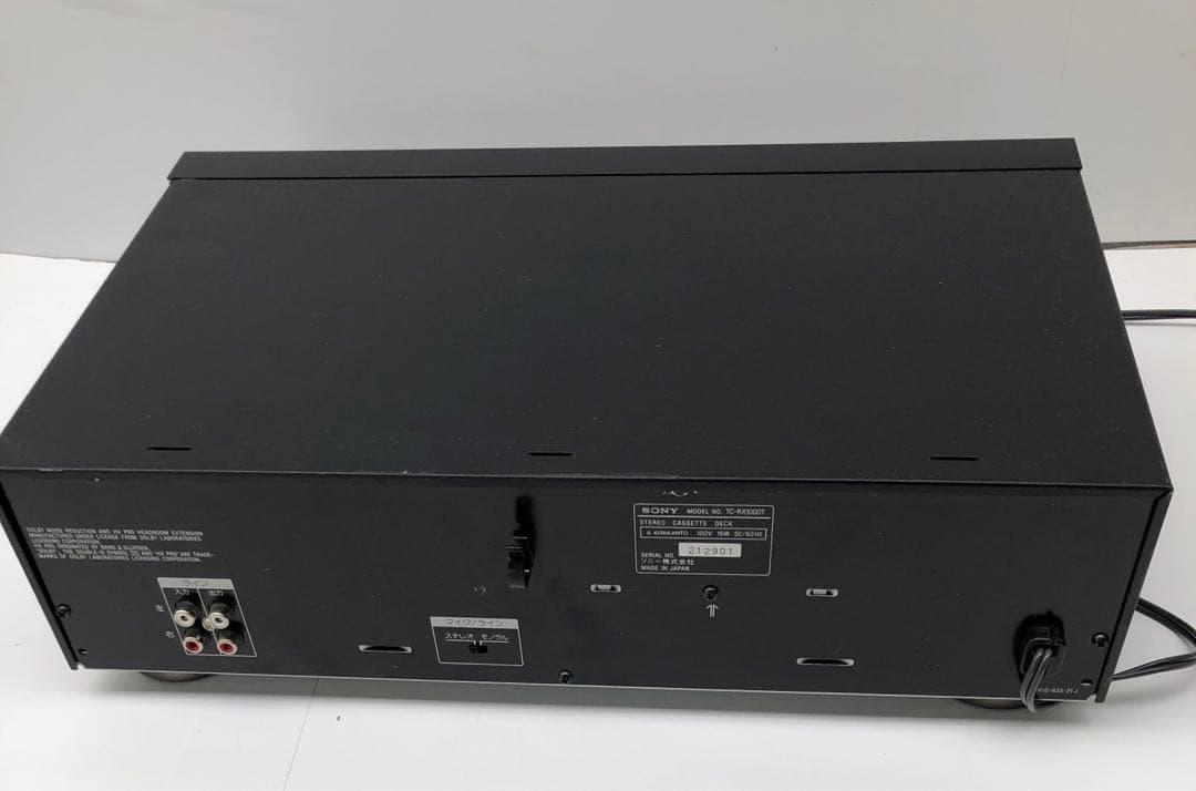 SONY TC-RX1000T カセットデッキ動作りわけあり(D132)