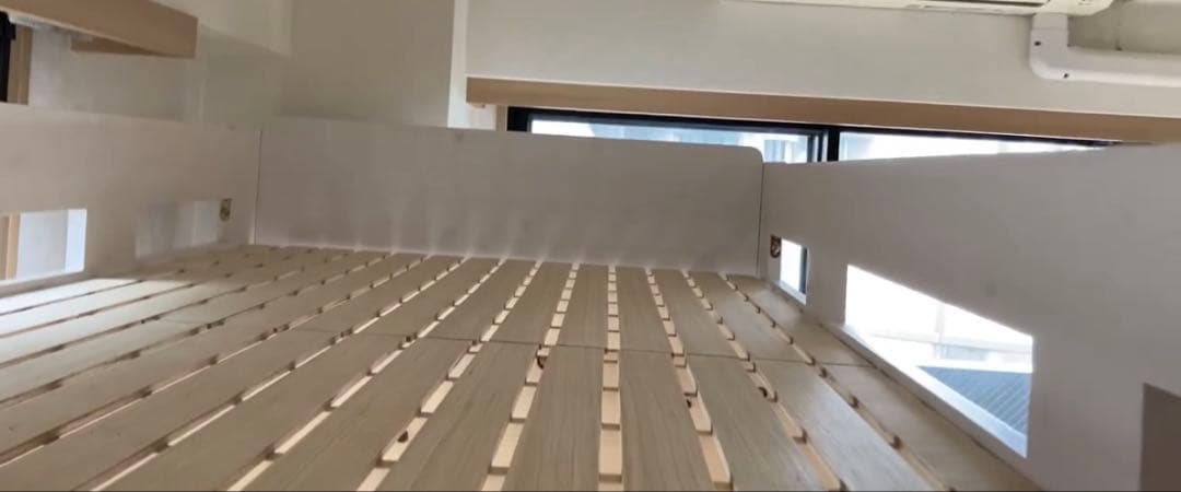 東京都大田区引き渡しのみ3/8まで！】Lowya ロフトベッド 白