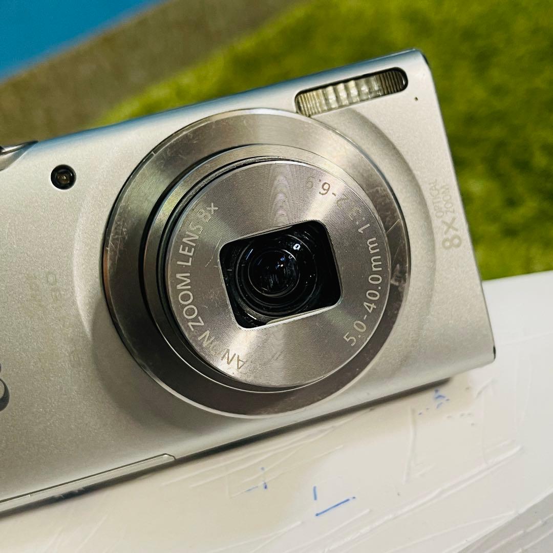 【美品】Canon IXY 180 シルバー コンパクトデジタルカメラ