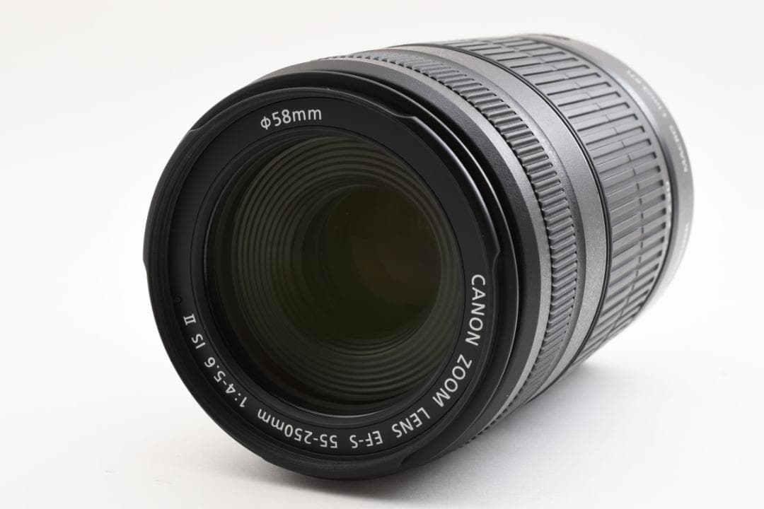 新品級 キャノン EF-S 55-250mm f4-5.6 IS Ⅱ C924