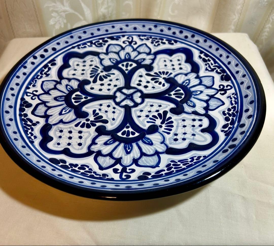 メキシコ タラベラ焼き 大皿5 ワカモレボウル3ケ 4個セット メキシコ