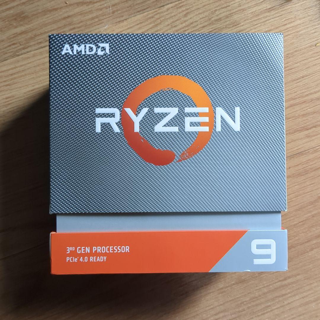 AMD ryzen 9 3950X　クーラーなし