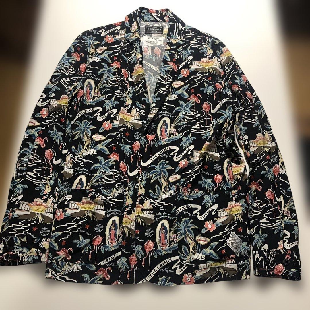 CRIMIE クライミー アロハジャケット XL CRIMIE（クライミー）の「MARIA COACH JACKET（ナイロンジャケット