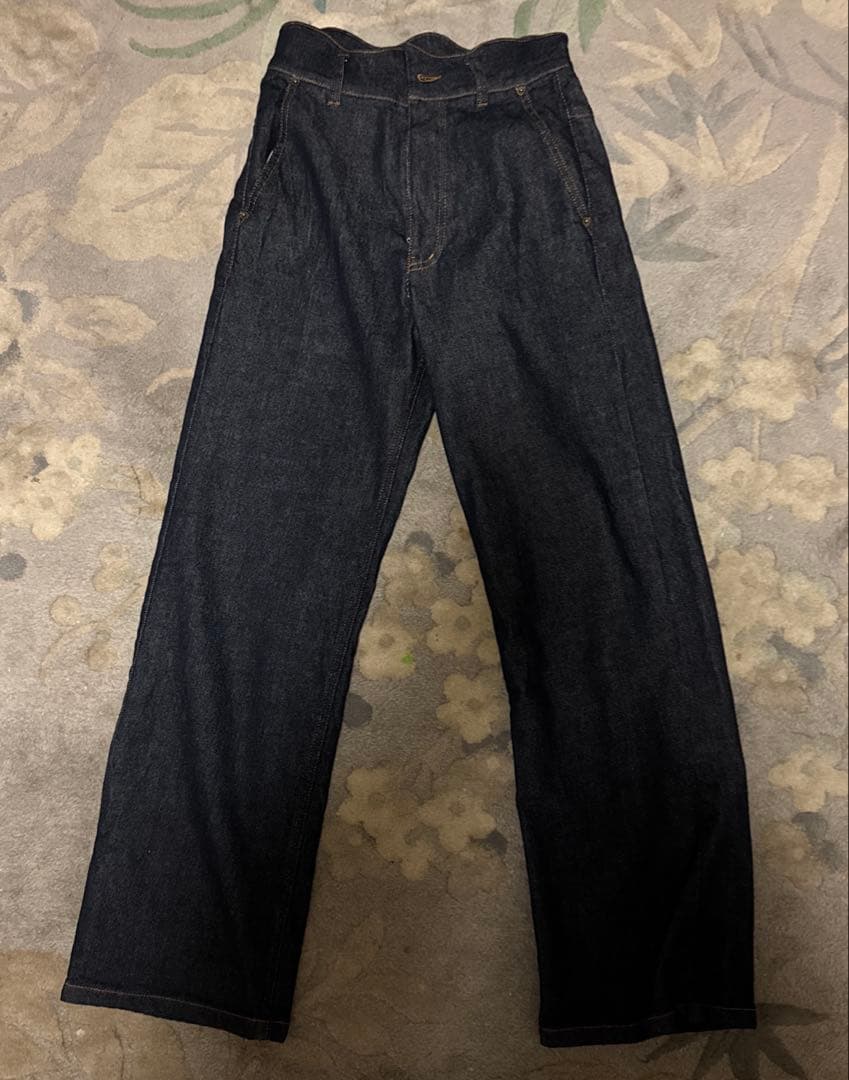 Eaphi WAVE DESIGN HIGH WAIST DENIM