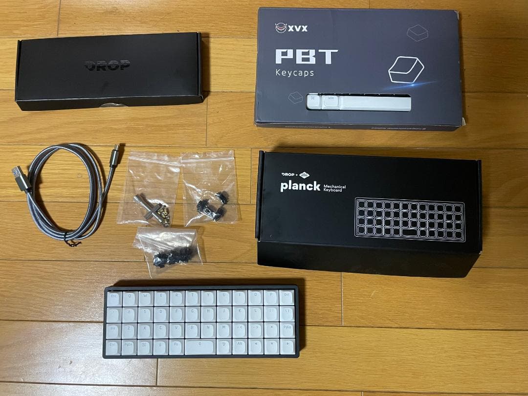 40%キーボード drop planck v7 完成品 - メルカリ