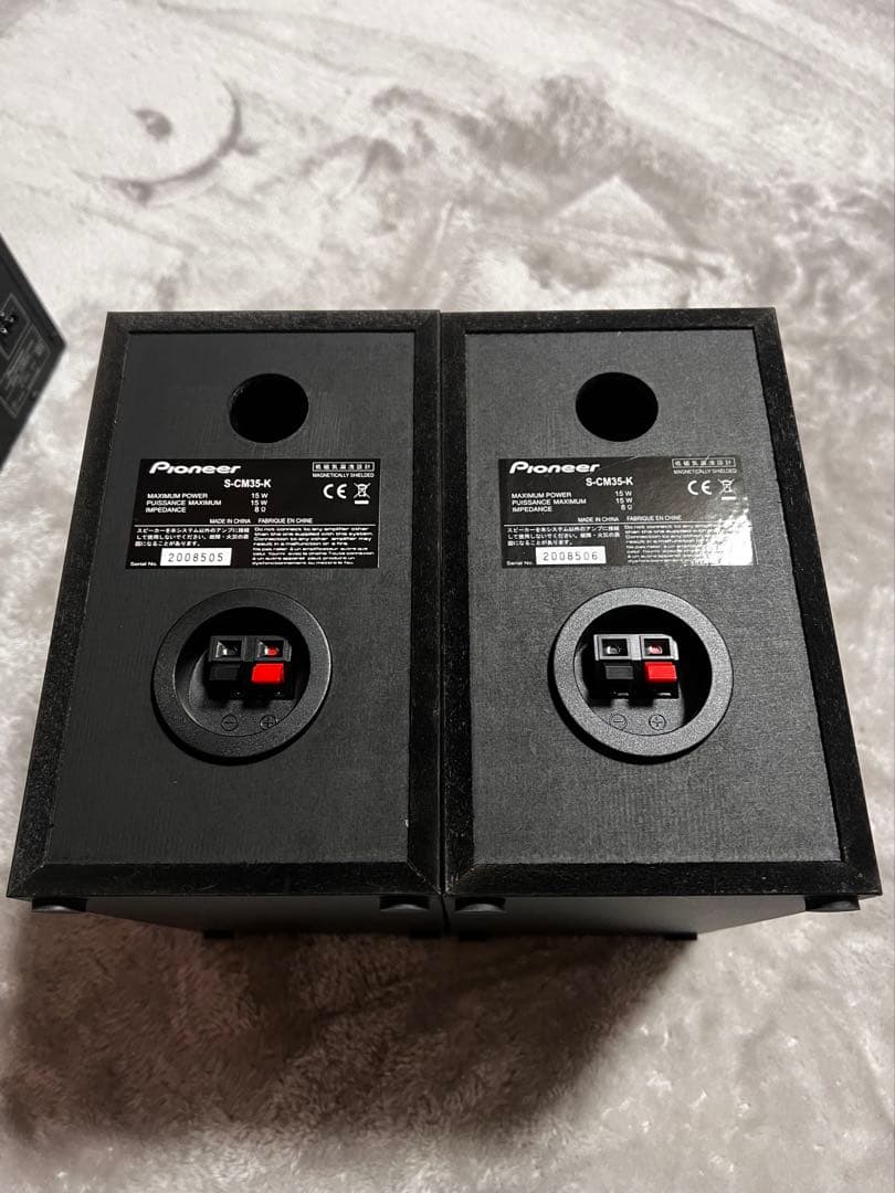 ［美品］パイオニア　Pioneer コンポ　スピーカー XCM-35K
