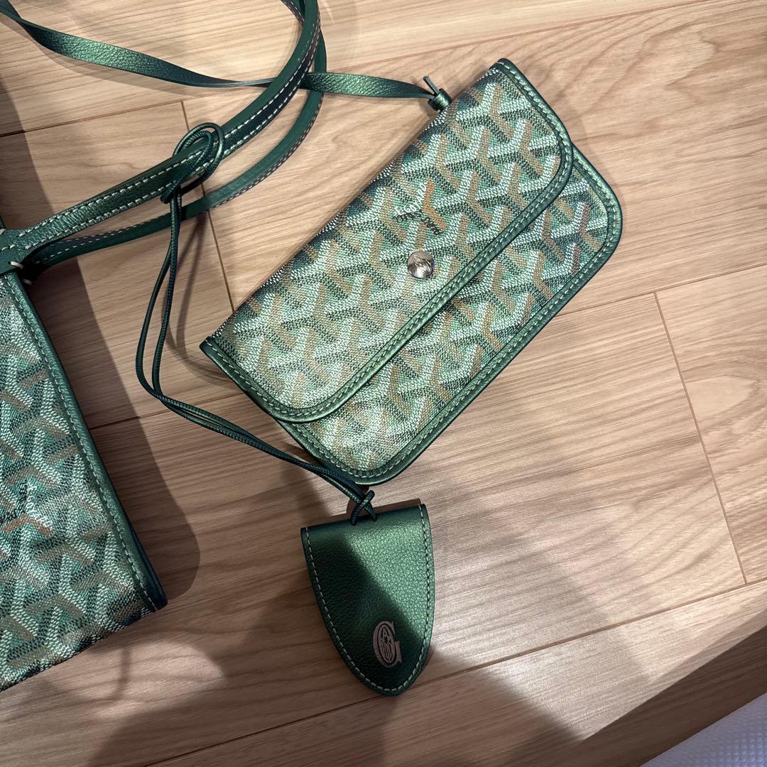GOYARD トートバッグ CROC Green 限定色 - メルカリ