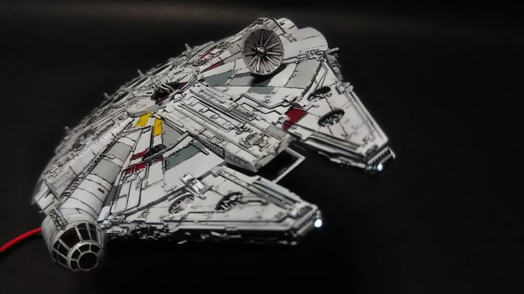 ミレニアムファルコン 電飾改修 完成品 1/350 管A4 帝国の逆襲 - メルカリ