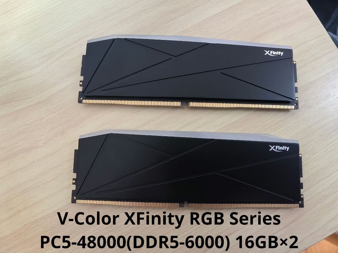 メモリー Manta Xfinity DDR5 32GB 6000MHz RGB