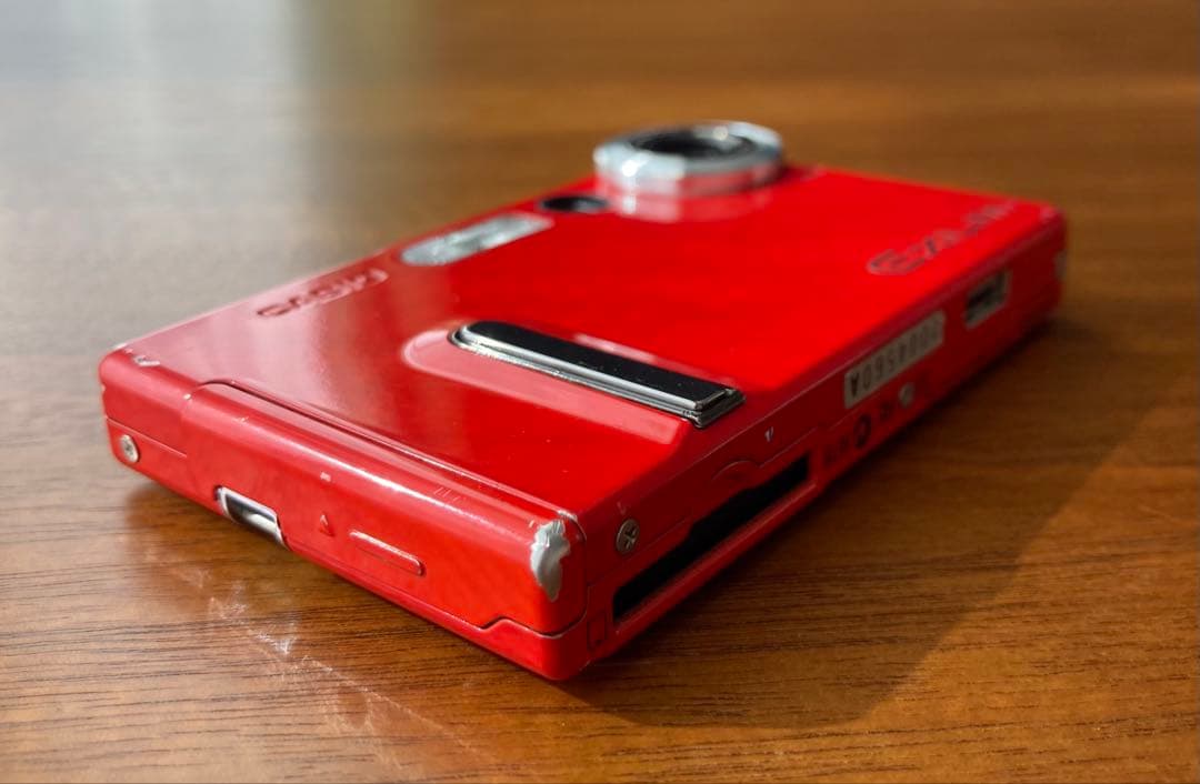 CASIO EXILIM EX-S20 カシオ エクシリム デジタルカメラ 赤 - メルカリ