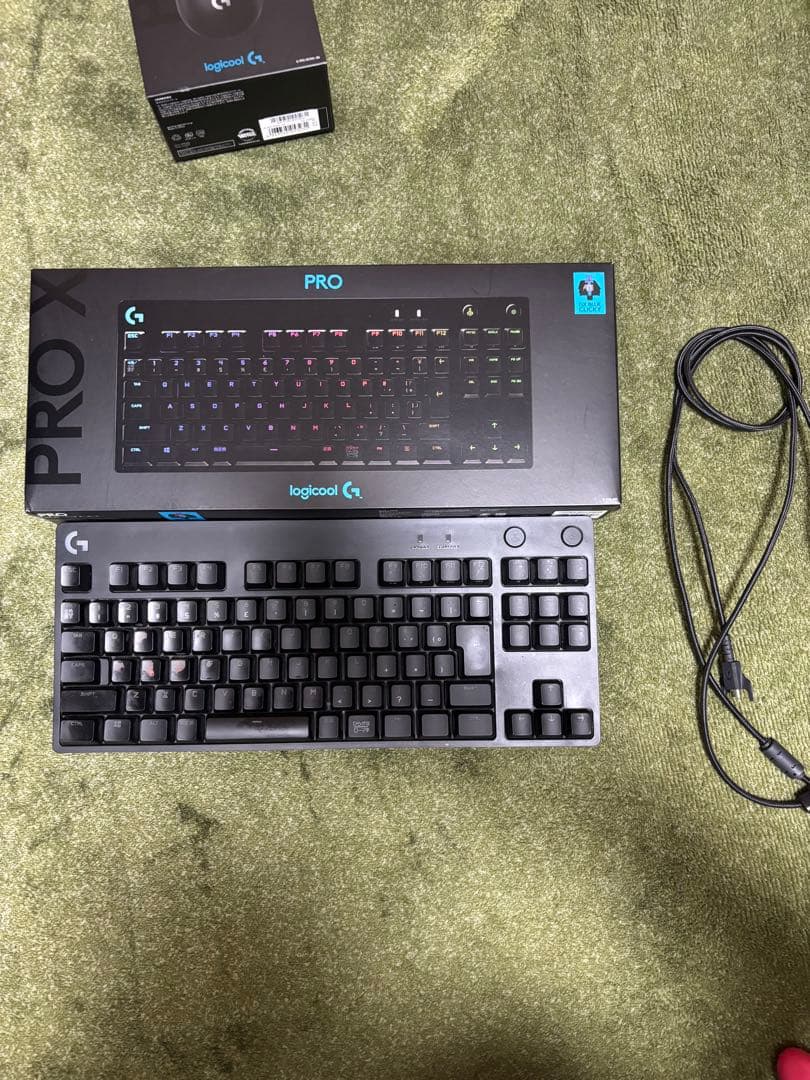 logicool ProX マウスとキーボード、軸交換セット、マウスパッド