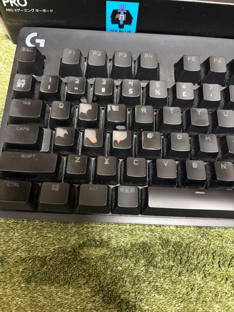 logicool ProX マウスとキーボード、軸交換セット、マウスパッド