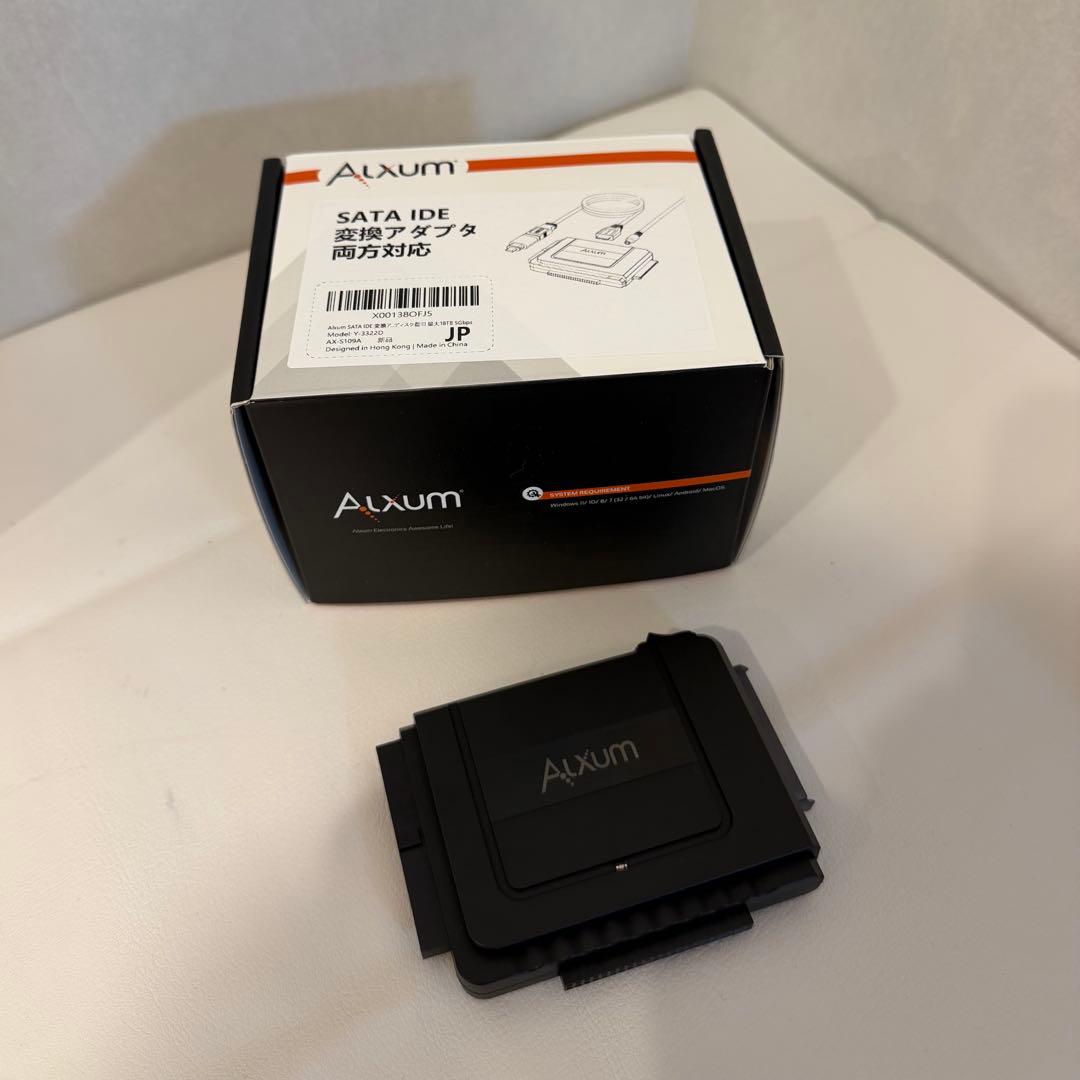 【ほぼ新品】GDR-8164B DVDドライブ&SATA→USB変換アダプタ